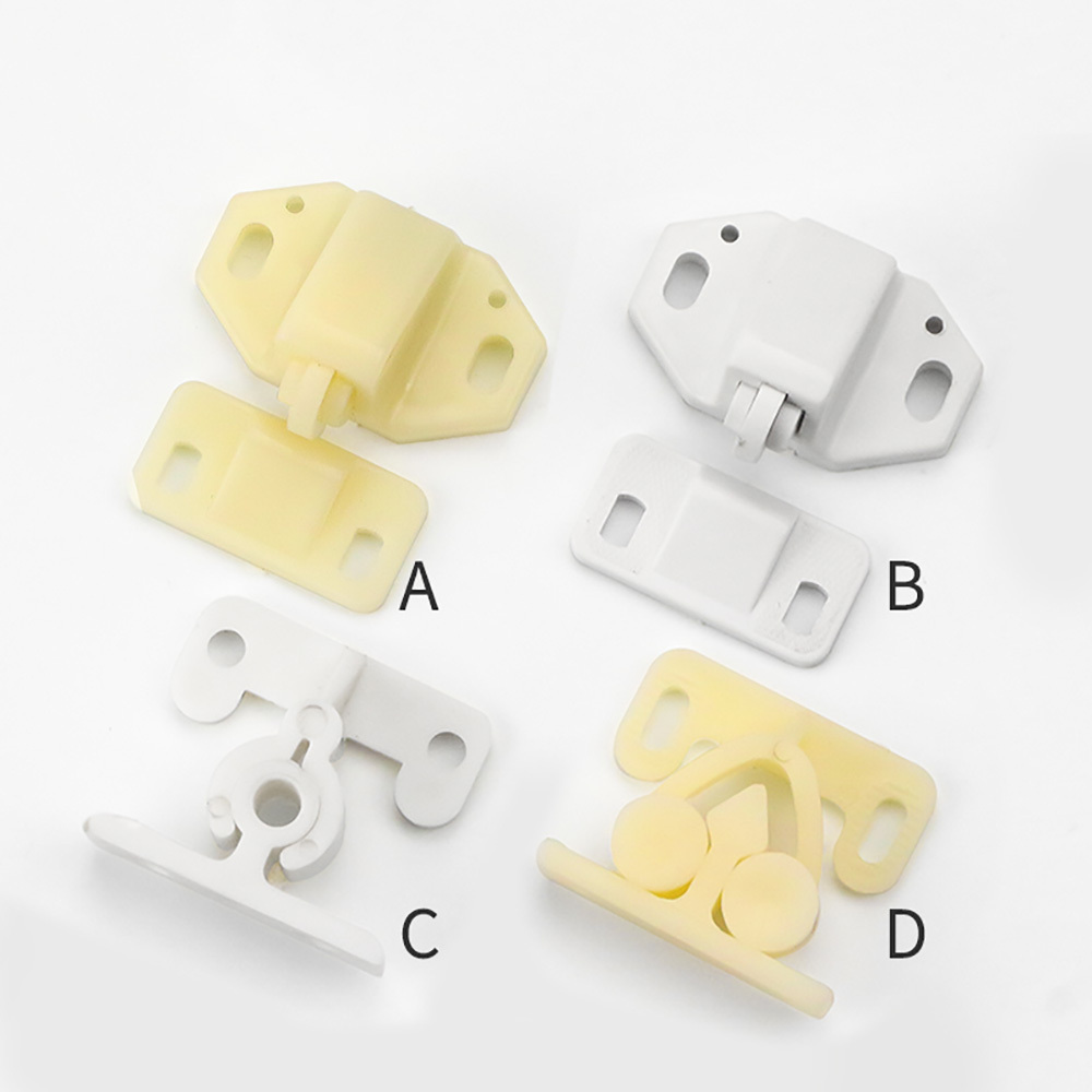 Plastic Roller Door Catch A B C D 4 Models White/Beige Roller Catch Cabinet Door Stopper Drawer Cupboard Door Ball Latch