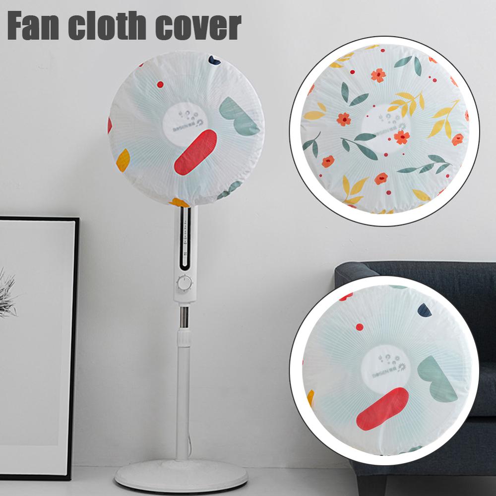 Tapa antipolvo para ventilador PEVA de Pedestal de 17,7 pulgadas, lavable, a prueba de polvo, no tóxico, cubierta para ventilador, impresión geométrica/Floral, antipolvo