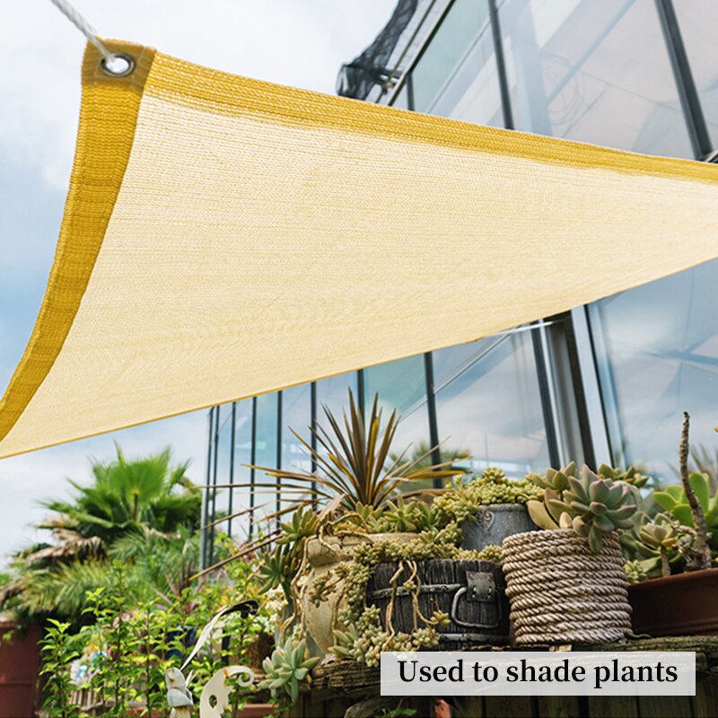 Anti-uv 90% sunshade net toldo ao ar livre jardim plantas suculentas sombreamento net piscina sombra vela varanda abrigo privacidade net