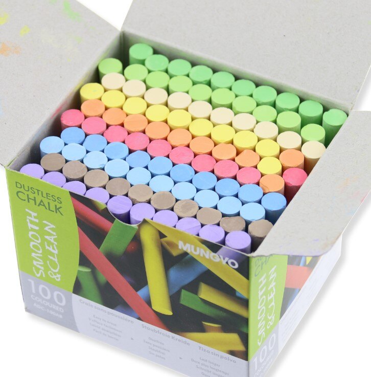 Mungyo – stylo de couleur sans poussière et non toxique, stylo de couleur dédié aux étudiants, aux enseignants et au bureau: 100pcs  color
