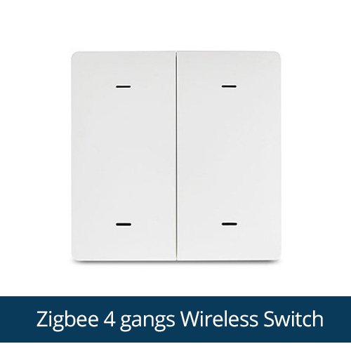 ZemiSmart Zigbee Hub Work with Apple HomeKit Home App Linkage Tuya Smart Devices Home Siri Homepod Bridge Voice Control: Wireless Switch