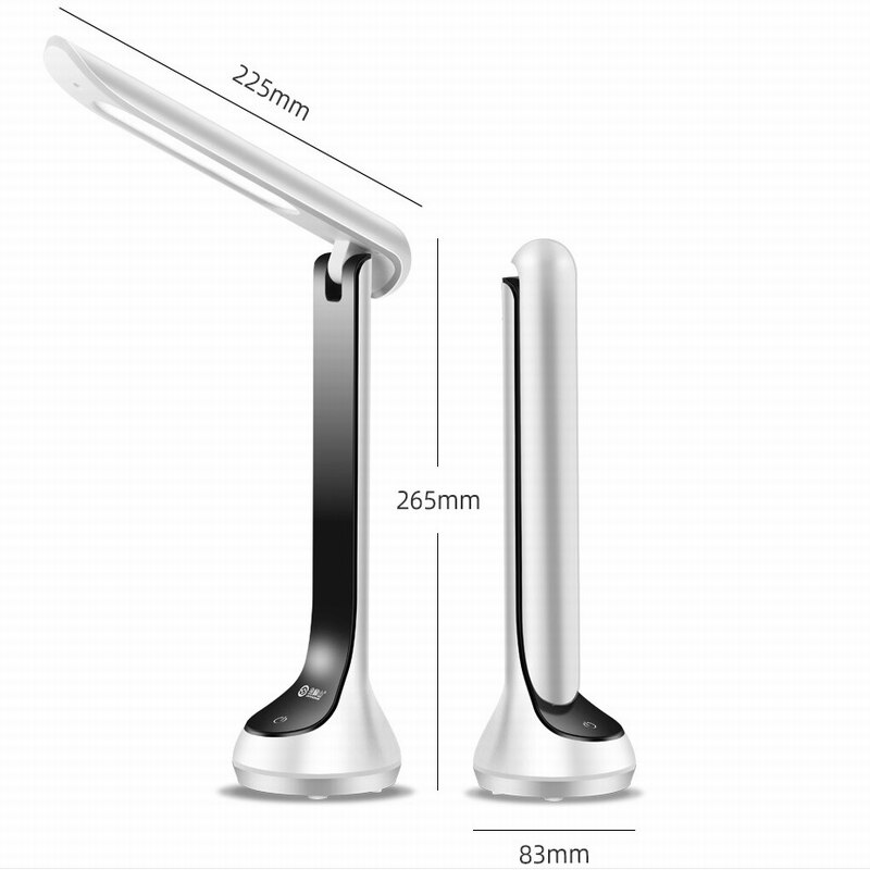 Lampe Led pliable à intensité réglable, Rechargeable, pour bureau, Table de chevet, chambre à coucher, veilleuse pour lecture et écriture