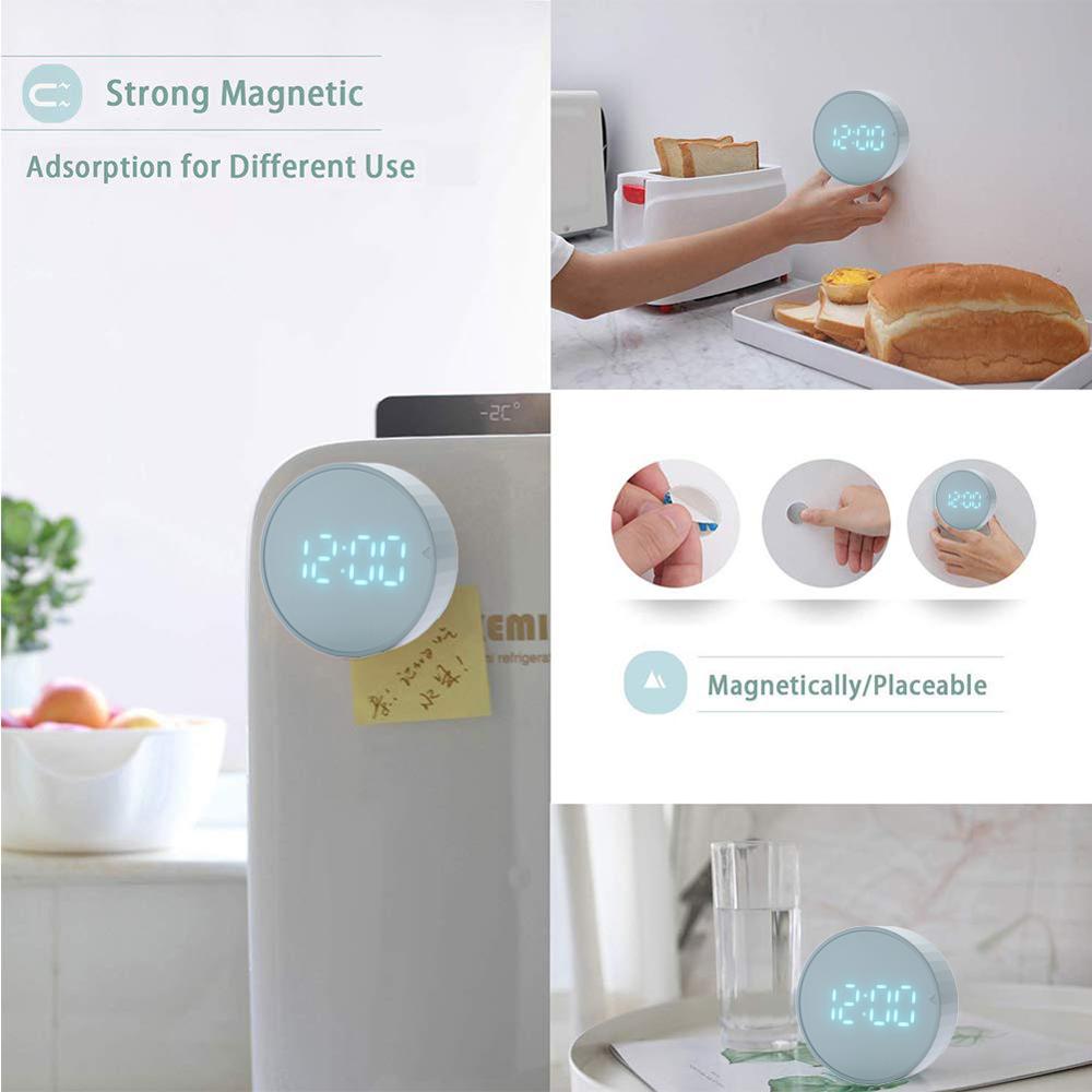 LED Digital Kitchen Timer for Cooking Study Stopwatch Alarm Clock Magnetic Electronic Cooking Countdown Time Timer