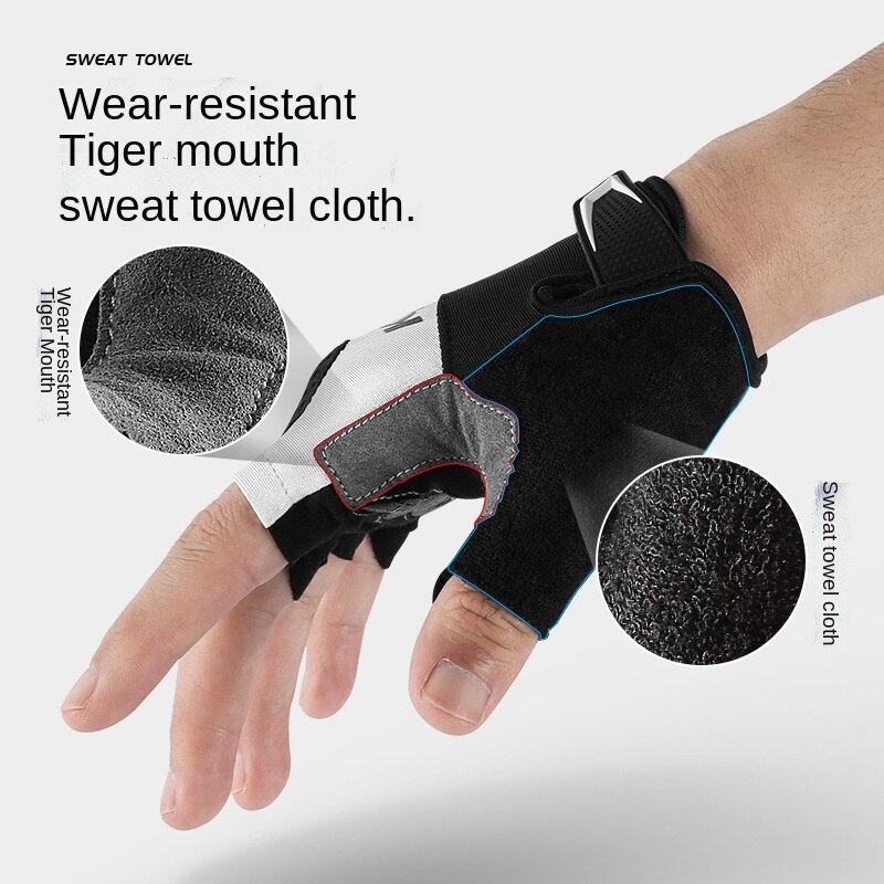 gant hiver homme gants hivers femme gant tactique gant moto gants de travail Gants tactiques sans doigts, pour le cyclisme, l&#39;arthrite, le Fitness, le vélo, respirants, demi-doigt, accessoires Emo, manoploas Moto