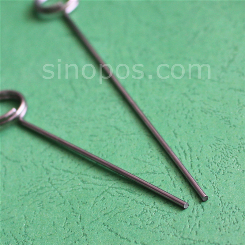 Floral Card Holder Picks, stainless steel wire coil loop ring sign clip flower arrangements food name tag memo DIY metal display