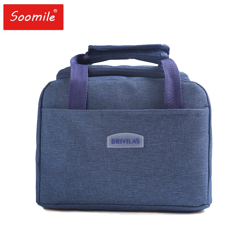 Brivilas Insulated Lunch Bag Women Thermal Lunchbox Cooler Picnic Bags Kids Lunch Bag for School Reusable Food Bag