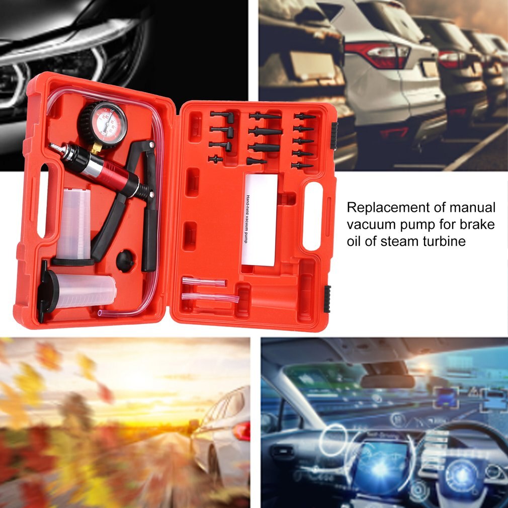 Multifunctionele Hand Held Vacuüm En Druk Pomp Tester Kit Remontluchter Compleet Set Voor Auto Test Voertuig Instellingen