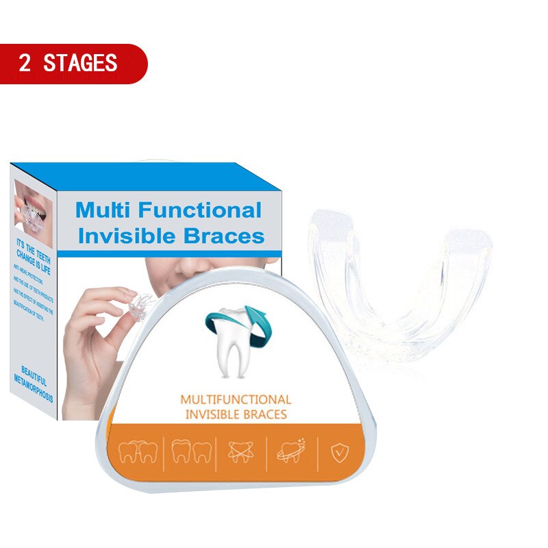 Multi Funzionale Invisibile apparecchio Dentale Allineamento allenatore Denti Fermo invisibile Correzione anti Molare Bocca Guardia: Phase 2(Moderate)