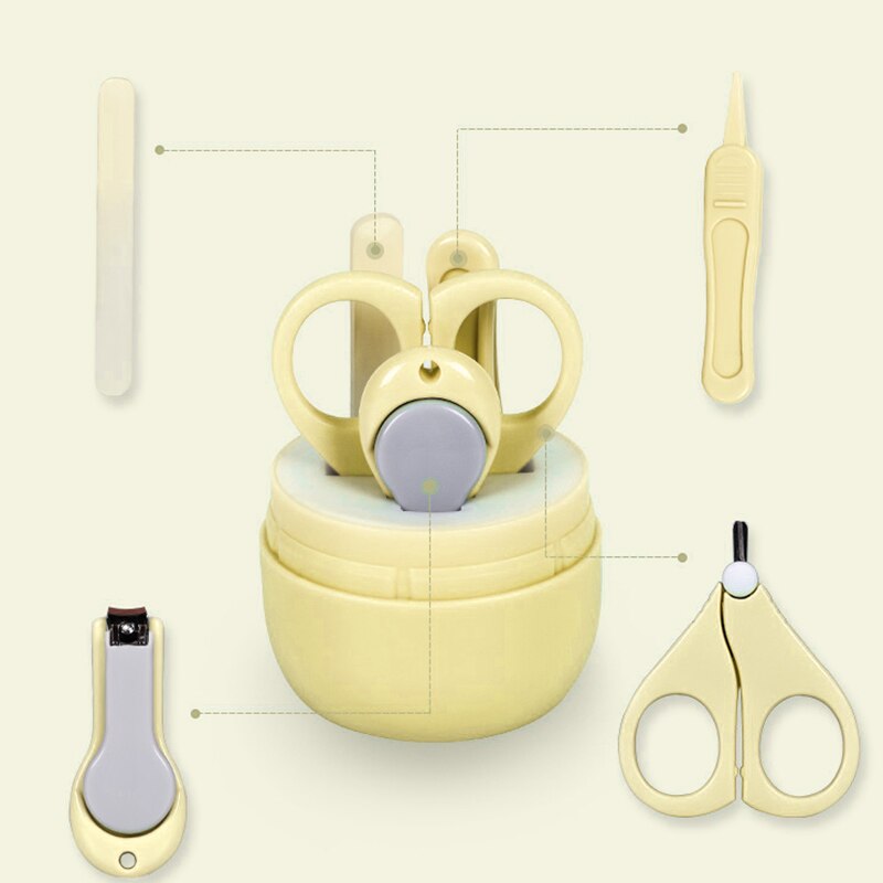 Nagelknipper Set Voor Pasgeboren Baby: Yellow