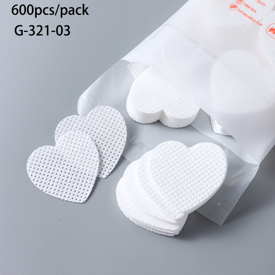 600 stücke Fusselfreien Nagellack Entferner Baumwolle Tücher UV Gel Tipps Entferner Reiniger Papier Pad Nägel Polnischen Kunst Reinigung maniküre Werkzeuge: Rot