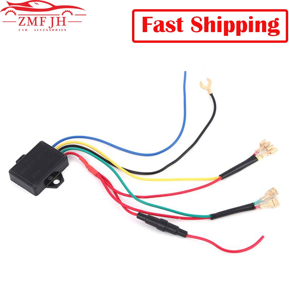 1PCS Waterproof Horn Relay 12V/24V Universal Horn Relay For Car/Truck/Vehicle 4 Pin Lamp Air Conditioner Socket Double Electric