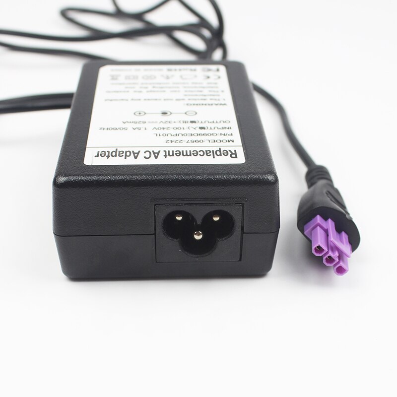 32V 625MA AC Netzteil Adapter Ladegerät für Hp Drucker Officejet 4500 Drahtlose G510n Deskjet 6940 0957-2242 2289 2269 EU Stecker