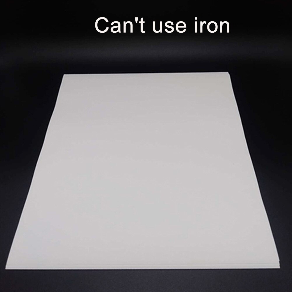 20pcs/Set T Shirt A4 Transfer Paper Iron On Heat Press Print Paper Light For T Craft Shirts Inkjet A4 Fabrics Printing A4E4