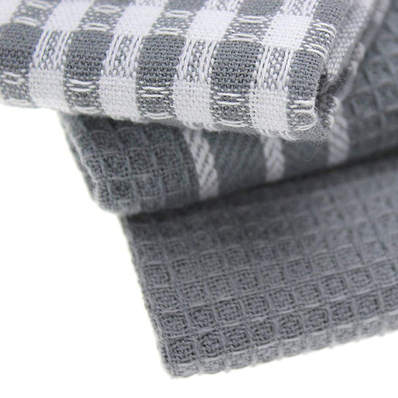 Klassieke keukendoeken , 100%  natuurlijk katoen, de beste theedoeken, vaatdoek, absorberend en pluisvrij, machinewasbaar , 18 x