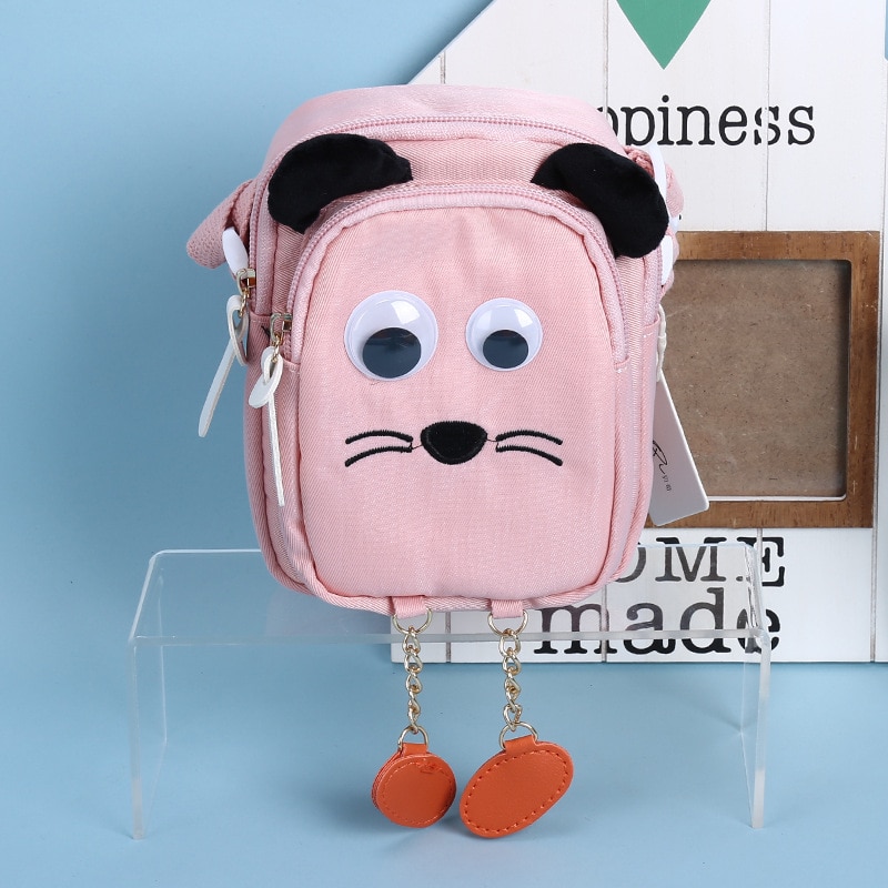 Cartoom Leuke Kat Crossbody Tas Voor Student Purse Schoudertas Meisje Jongen Handtas Voor Kinderen Vrouwelijke Massage Zakken pakket