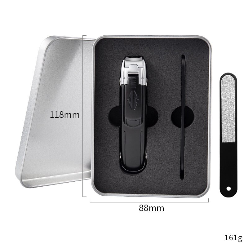 Wide Jaw Nail Clippers Stainless Steel Manicure Cutter Thick Hard Toenail Fingernail Scissors Trimmer Tools: set E