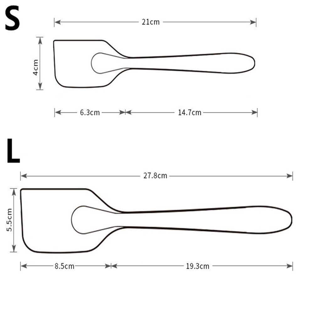 Silicone Pastry Spatula Baking Non Stick Silicone Blade Cake Chocolate Silicone Spatula Cake Decorating Tools DIY Pastry Spatula
