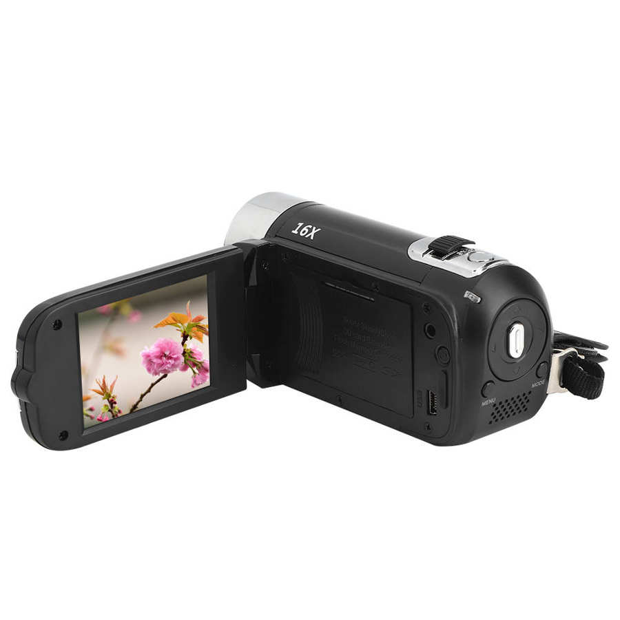 16X Digital Zoom 2.4 Inch Colourful Display Screen High Definition Camera Image Video Shooting Camcorder US Plug 110-240V