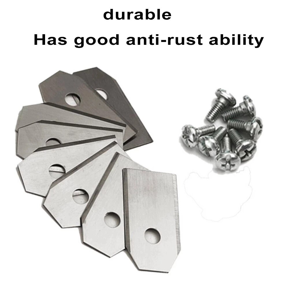 0.75mm Lawn Mower Blade Replacement Blade with Screws for Robot Mower Garden Tools Robotic Lawnmower9/30/60pcs