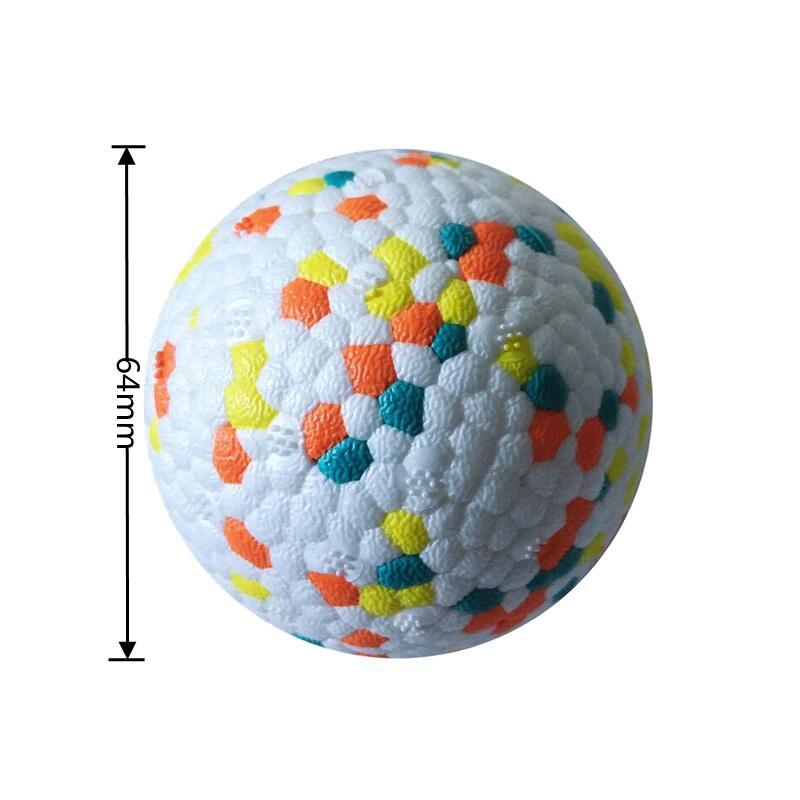 Juguetes para perro Pelota de juguete Indestructible para perros medianos y grandes, bola sólida hinchable para Chewers agresivos, juguetes de Limpieza de dientes para cachorros suministros para perros: 1-S