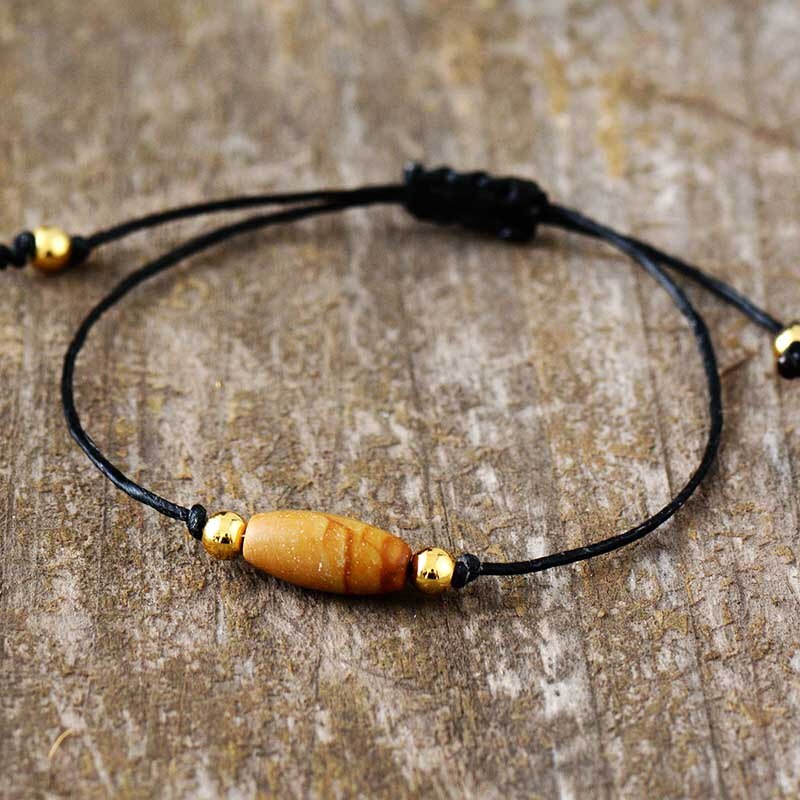 Eenvoudige Armbanden Mode Natuurlijke Stones Verstelbare Armband Handgemaakte Kralen Boho Vriendschap Armbanden Sieraden