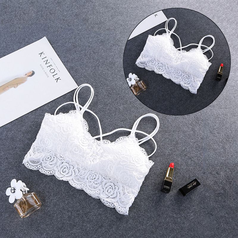 Women Sexy Lingerie Lace Bra Mesh Bralette Female Seamless Unpadded Floral Brassiere Intimates Femme Underwear Arrivals