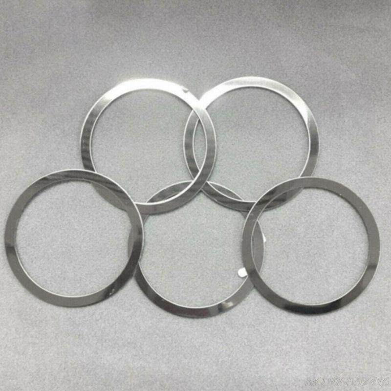 4 Stuks Universele Ronde Metalen Ringen Voor Magnetische Qi Draadloze Oplader Air Vent Magneet Auto Mount Houder Voor Iphone Smart telefoons N17