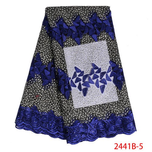 Afrikansk fransk blondestof blonde pink blondestof, nigerianske tyl blonder stof med sten til kjole  ks2441b-1: Billede 5