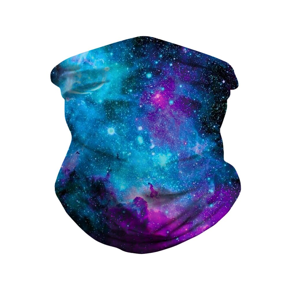 Starry sky print Magic Scarf Scarves Neck Face Mask Men Women Scarf Seamless Bandana Windproof Headwear Outdoor Hiking: BXHA014