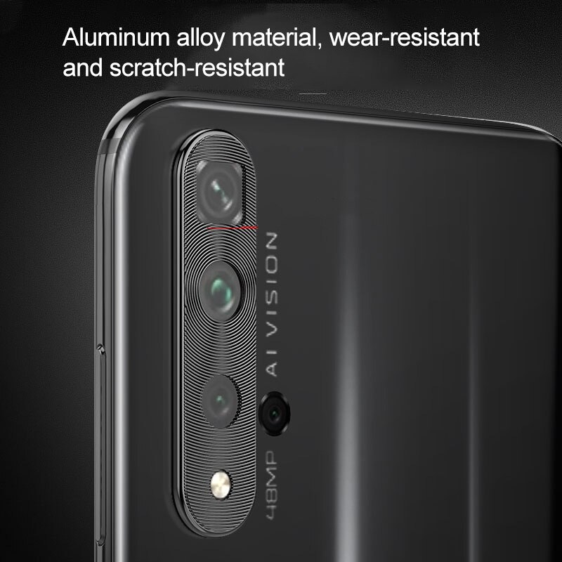 Funda protectora de cámara para Honor 20 funda para Huawei Honor 20 Pro 20i Magic 2 Nova 4 4E 3i 3E 3 funda de Metal para lente de teléfono