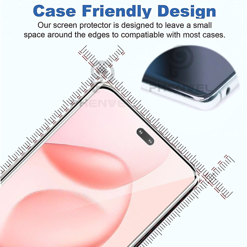 3D Protective Glass For Honor 400 Pro Full Glue Screen Protector Anti Shatter Honor400 pro Tempered Glass Film