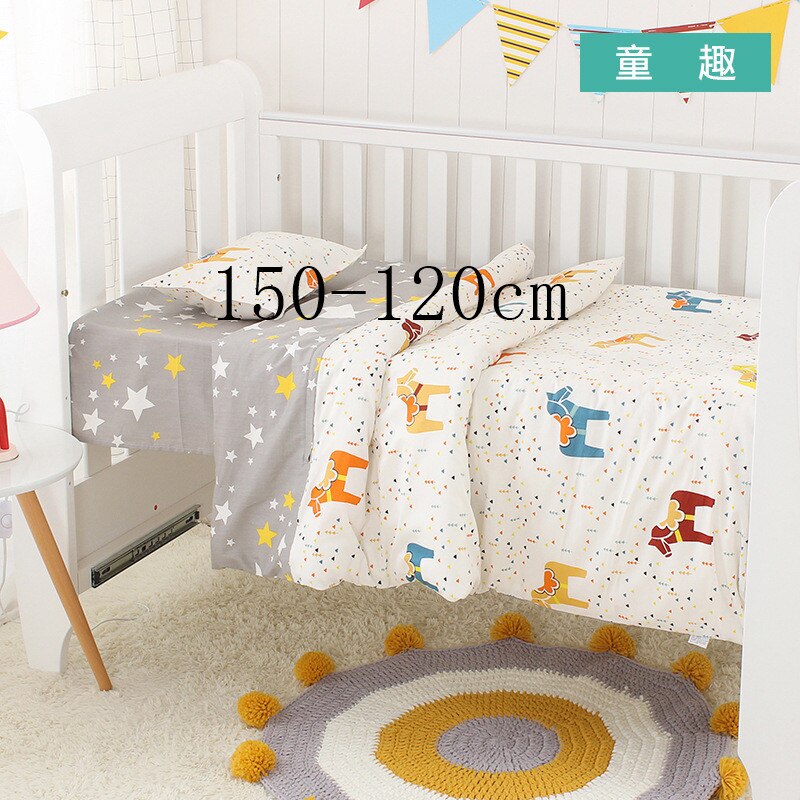 Infant quilt abdeckung, nette und frische, kinder quilt abdeckung, eine vielzahl von farben, weich und haut-freundliche Kinder bettwäsche: Black