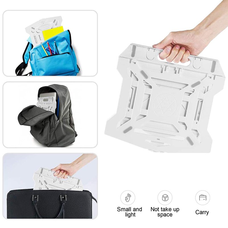 Laptop Stand Adjustable Laptop Stand Multi-Angle Swivel Stand Mobile Phone Pad Stand for 10 to 17 Inch Laptops