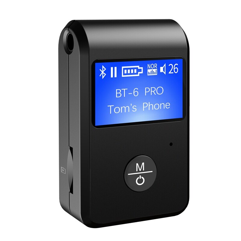 Bluetooth Transmitter Receiver Two In One Support TF Playback For Mobile Phone Computer TV Car Audio: Default Title