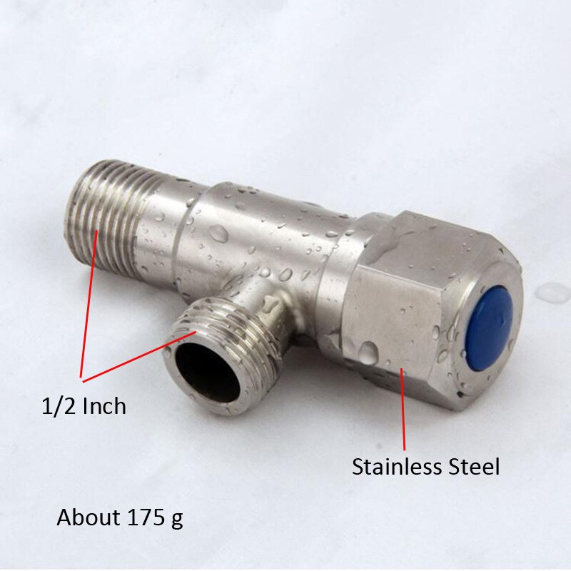 Kitchen, Bathroomn Right Angle Valve for waterTriangle Valve Water incoming stop water valve copper right angel value