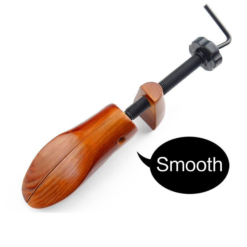 1 Piece Wood 2-Way Wooden Shoe Trees Adjustable Shape For Women Men Shoes Tree Shoe Stretchers Extender Keeper