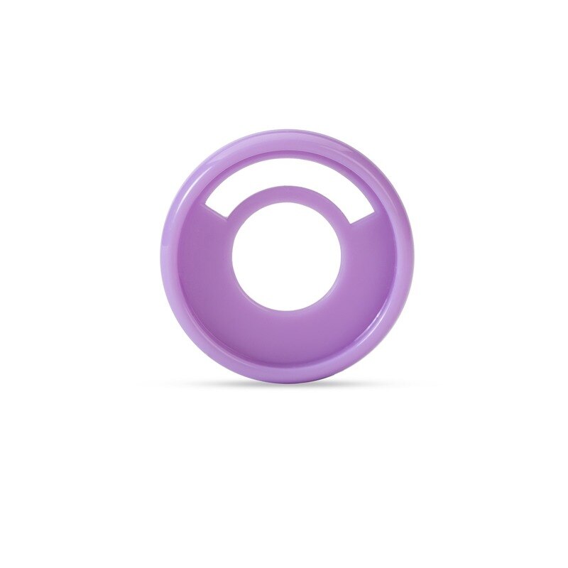 Anneau de reliure en plastique multifonction, 20 pièces, 28mm, trou rond, peut transporter un disque de reliure pour stylo, fournitures de reliure pour ordinateur portable à feuilles mobiles: Purple