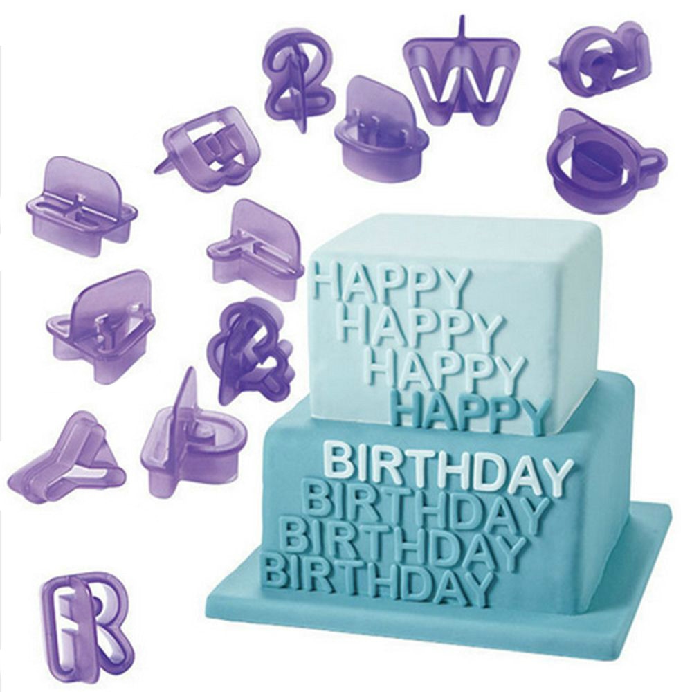 40 stuks alfabet cijfers mal koekjesvorm set bakfondant koekjesvormpjes plastic taart letters uitsteker