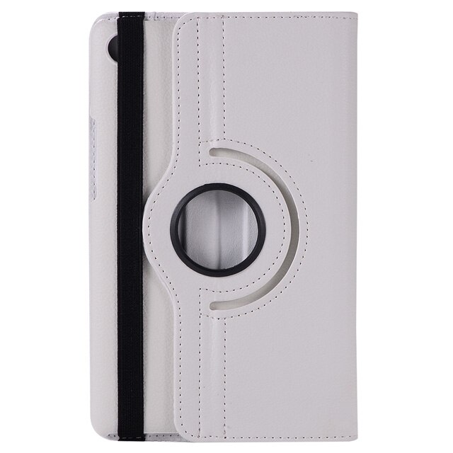 2017 nowy 360 obracanie Folio PU skórzane etui do Samsung Galaxy Tab 2 7.0 GT-P3100 GT-P3110 GT-P3113 inteligentny tablet Case + film + długopis: white