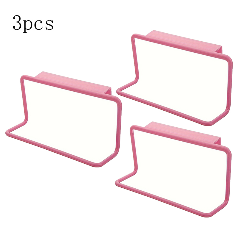 Kitchen Supplies Facilities Towel Rack Seamless Rag Hanger Towel Bar Dishwashing Towel Multi-Purpose Cupboard Storage Rack: PURPLE