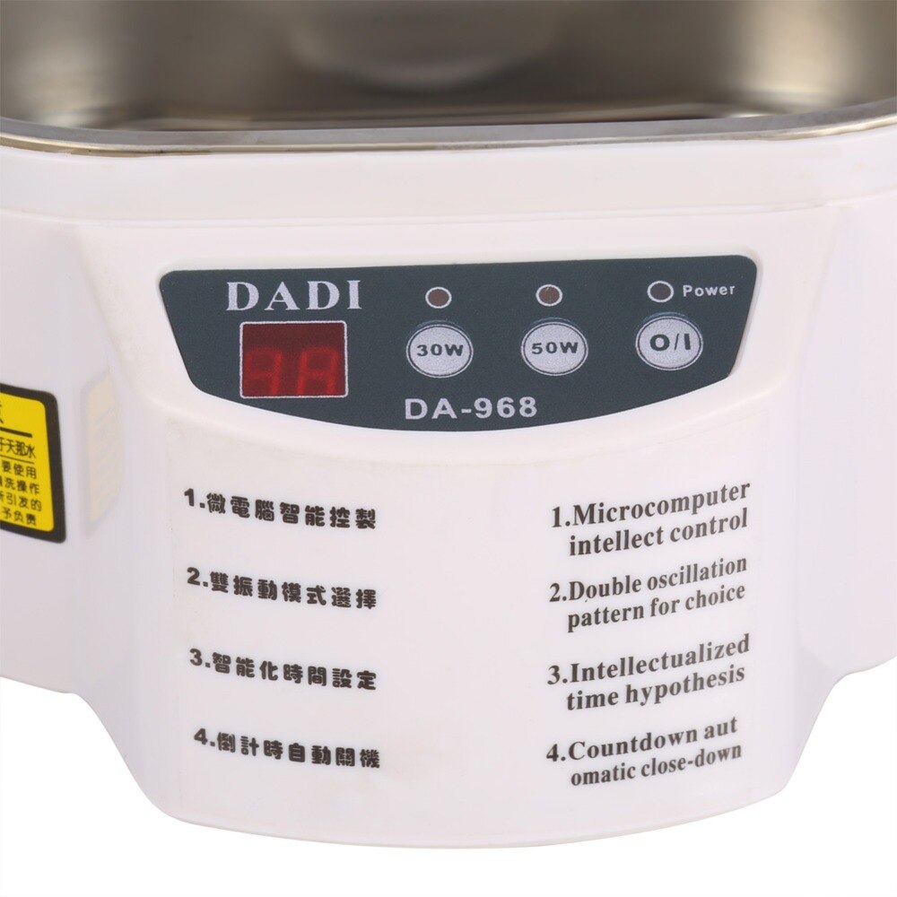 600ml Ultrasonic Cleaner Machine Intelligent Control ultrasonic cleaning Machine For Jewelry Glasses Watches Circuit Board