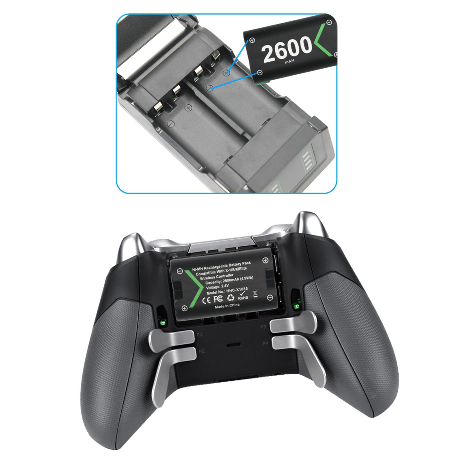 Controller Charger W/ Rechargeable Battery Packs for One Gaming Controller