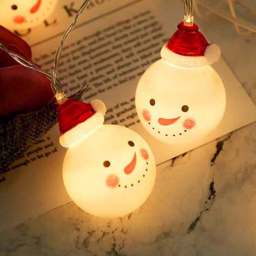 Christmas Snowman String Lights Decoration String Lights Christmas Home Garden Decoration String Lights