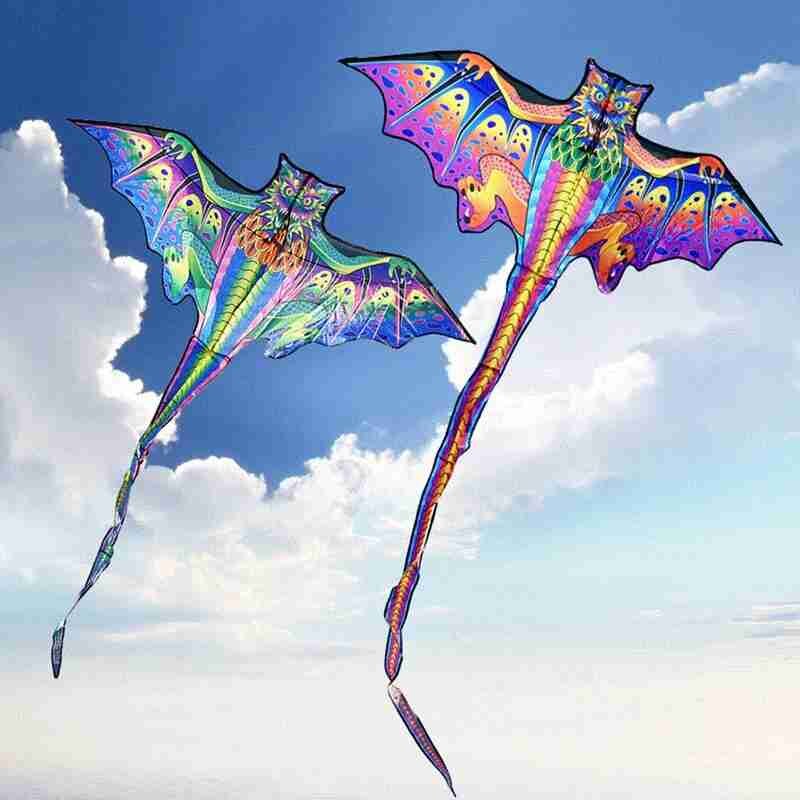 3d drage kite til børn kite nylon legetøj flyve drager børn kite line bird kite udendørs legetøj sport strand tilfældig type