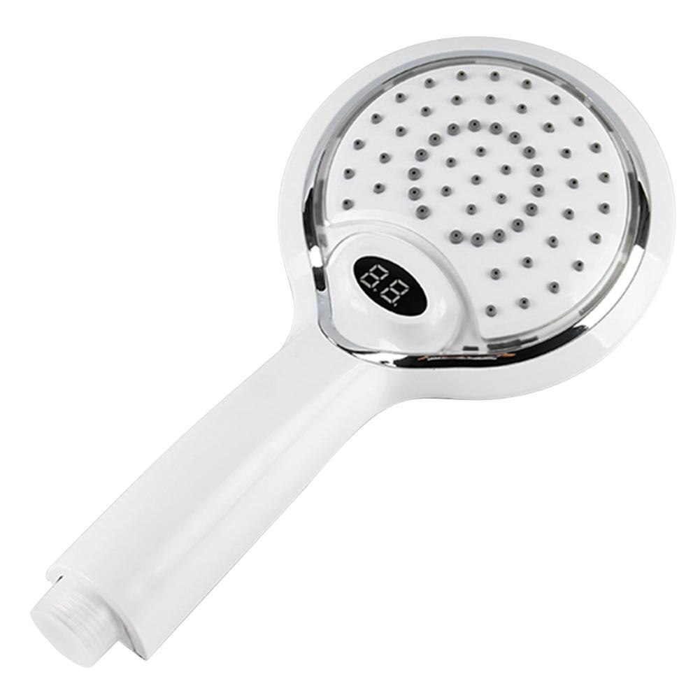 Led Licht Douchekop Handheld Douchekop Met Temperatuur Digitale Display 3 Kleuren Water Powered Led Douchekop Sprinkler