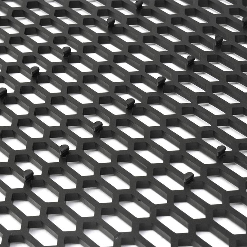 ABS Plastic Car Front Bumper Mesh Grille Cover Universal Durable Vehicle Mesh Grill Car Vehicle Black Grille Net