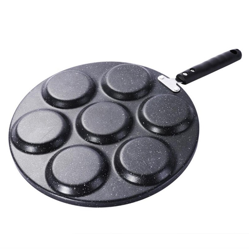 Zevengats koekenpan dikke omeletpan antiaanbak ei pannenkoek steak pan koken ei ham pannen ontbijtmaker