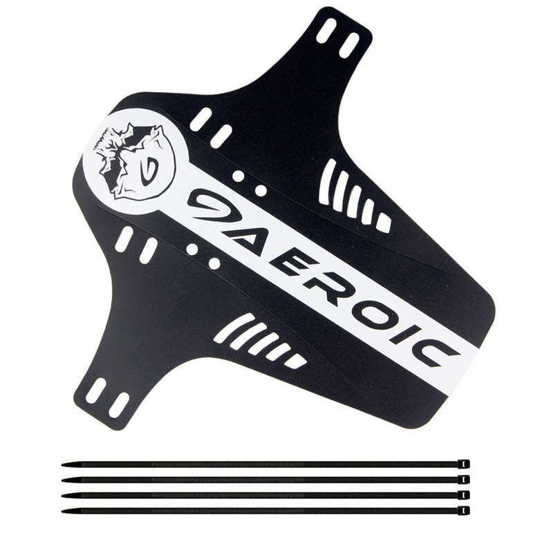 Guardabarros delantero y trasero para bicicleta de montaña, guardabarros de rueda, tablero de barro de Color, accesorios para ciclismo de carretera: XQ880-Black