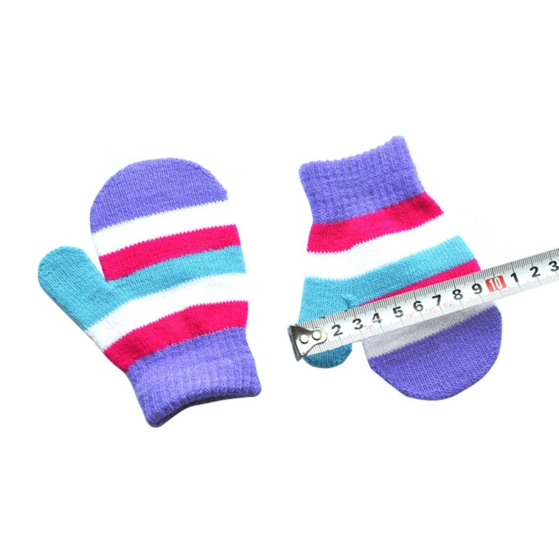 Balleenshiny Peuter Magic Stretch Zachte Gebreide Wanten Baby Jongens Meisjes Winter Handschoenen Kids Winter Handschoenen Wanten Voor 1-4Y