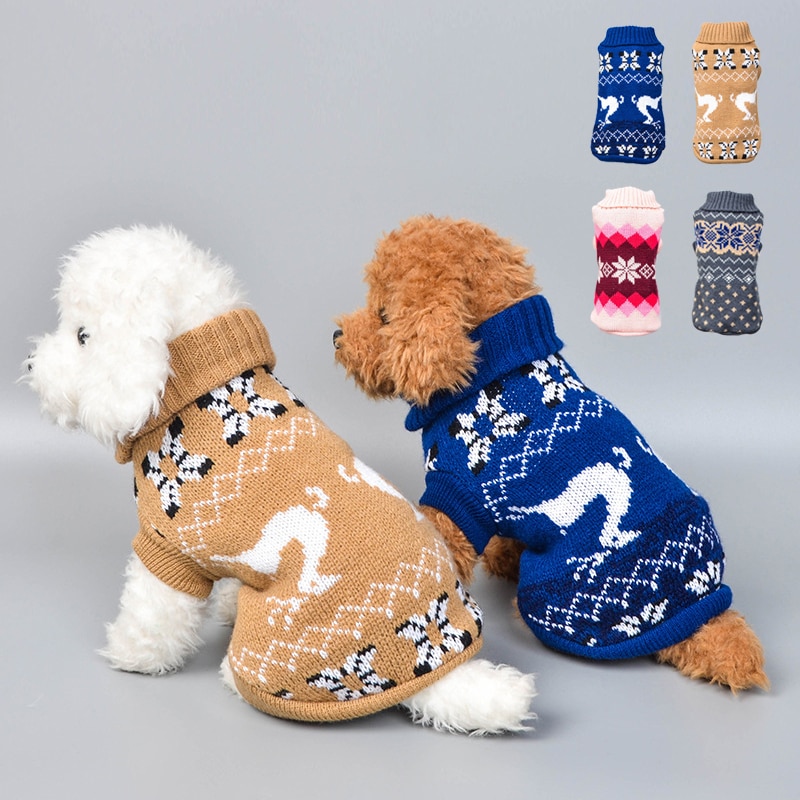 Dog Clothes Chihuahua Pet Dogs Cat Knitwear Dog Sweater Puppy Warm Coat chihuahua Clothing Dogs Winter Doggy Costume